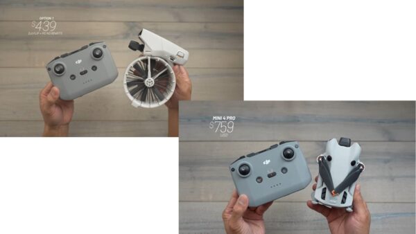 DJI Flip vs DJI Mini 4 Pro: Thiết Kế & Trải Nghiệm Cầm Nắm