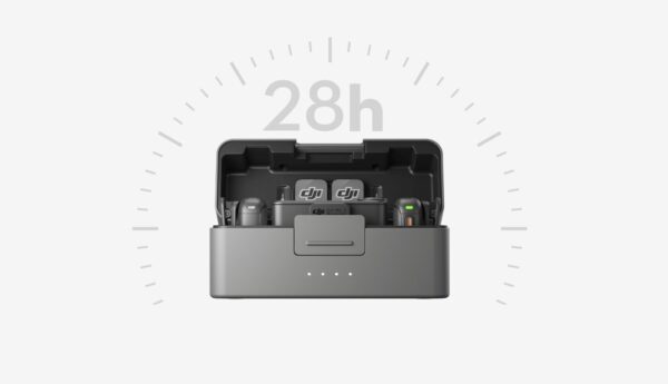 DJI Mic 3 Với Thời Lượng Pin Dài Và Hộp Sạc Tiện Lợi